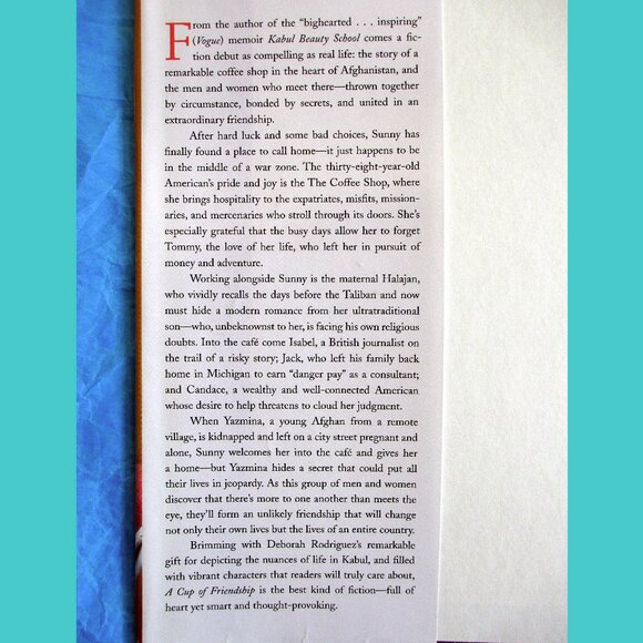 Book: A Cup of Friendship - A Novel, by Deborah Rodriguez - Picture 9 of 11